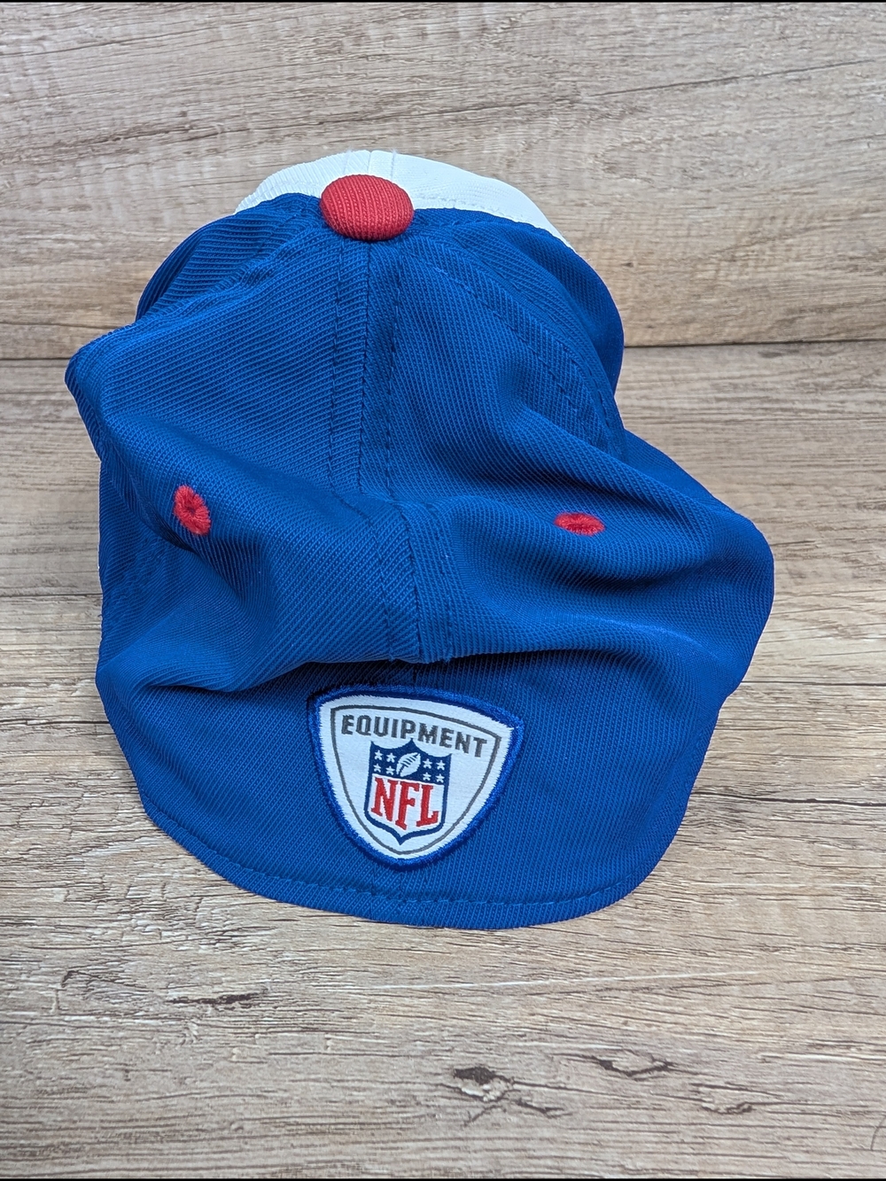 New York Giants Hat Cap Fitted S/M Red White Blue Reebok On Field NFL Football - Picture 5 of 9